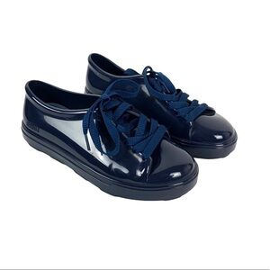Mel Melissa Kids Lace Up Sneaker Size US 2 Blue